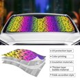 thumbnail image 5 of Bingfone Animal Paw Rainbow Car Windshield Sun Shade Protector Keep Your Vehicle Cool Sun Shield Visor Cover Foldable-Small, 5 of 9