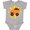 AC-Heather Grey, variant on Inktastic Truck Construction Boys Boys or Girls Baby Bodysuit