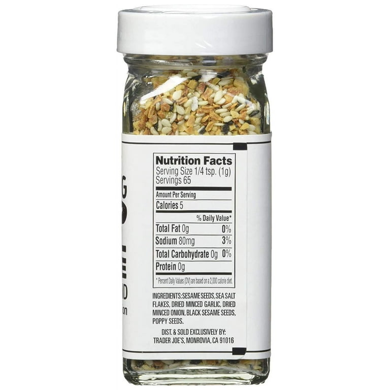 Nutrition Trader Joe's Everything Spice Trader Joe's