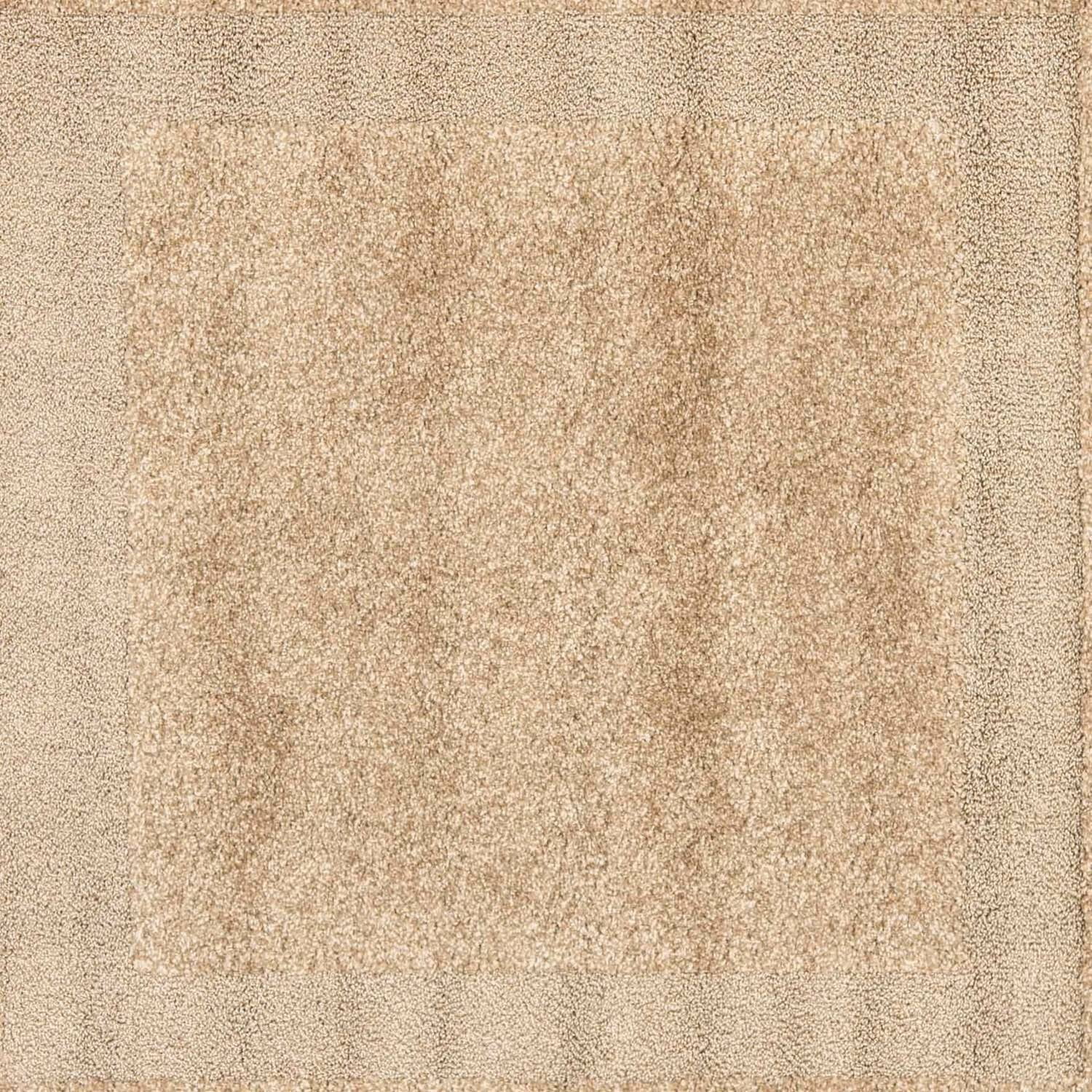 SAFAVIEH Florida Mason Bordered Shag Area Rug, Beige, 6'7" x 6'7" Square