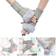 thumbnail image 5 of Guantes cálidos sin dedos Macarena Gris, 5 of 7