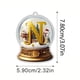 thumbnail image 3 of Adorno para Coche de Acrílico con 26 Letras de Cristal Amarillo, Colgante para Árbol de Navidad, Decoración Del Hogar, 3 of 3
