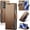 Brown, variant on For Samsung Galaxy Z Fold 8 Ultra Case with Card Holder, Wallet Case for Women Men with RFID Blocking, Durable Leather Kickstand Magnetic Clasp Shockproof Phone Case