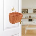 thumbnail image 3 of HEMOTON 1Pcs White Woven Wall Hanging Basket for Home Decor and Kitchen Storage, 3 of 8