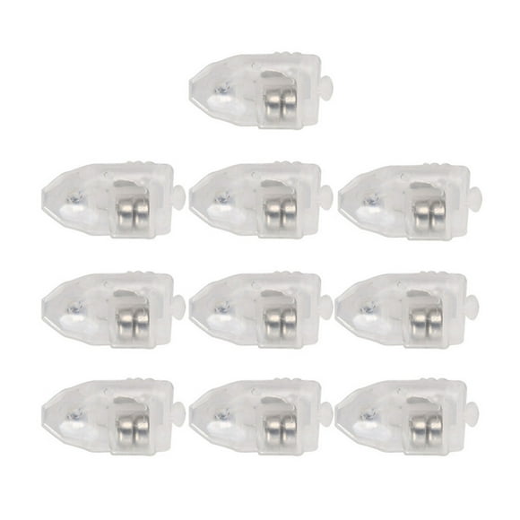 EeaseMX 10 mini luces LED superbrillantes para globos, ideales para fiestas, para farolillos de papel (multicolor)