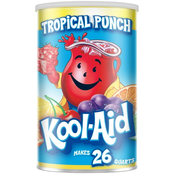 Kool-Aid Tropical Punch Drink Mix, 63 oz. Canister