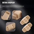 thumbnail image 5 of 2X Beige Sun Visor Clip Holder Bracket 51168243575 For E46 3 Series 325 M3, 5 of 5