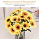thumbnail image 3 of Flor artificial Injueey seda realista 22 cabezas para hogar boda fiesta, 3 of 6