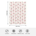 thumbnail image 5 of Picia Floral Strawberr Pattern Baby Soft Dot Blanket with Silky Satin Backing Baby Gifts for Boys and Girls (30" x 40"), 5 of 9