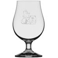 thumbnail image 1 of Exotic Shorthair With Kitten Cat Themed Etched 13.25oz Iona Beer Glass, 1 of 1