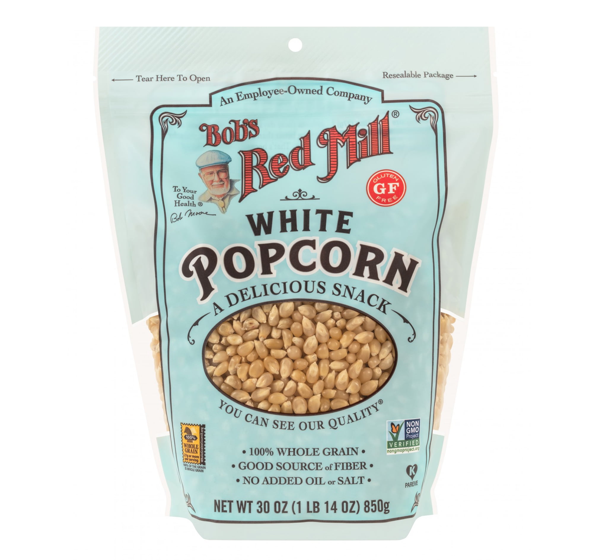 Bob's Red Mill Gluten Free, Whole White Popcorn, 30 oz