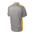 thumbnail image 6 of Sport-Tek Heather Colorblock Contender Polo-S (Vintage Heather/ Gold), 6 of 6