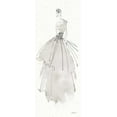thumbnail image 2 of Tavoletti, Anne 12x24 White Modern Wood Framed Museum Art Print Titled - La Fashion II Gray, 2 of 4