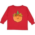 thumbnail image 3 of Inktastic Pumpkin Unicorn for Halloween and Thanksgiving Boys or Girls Long Sleeve Toddler T-Shirt, 3 of 5