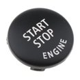 thumbnail image 1 of 2x Botón de arranque Botón de parada Botón de encendido Motor de fibra de carbono 3D Arranque con un botón para e60 e90 e92 3 seri Sunnimix Cubierta del botón del interruptor del motor, 1 of 8