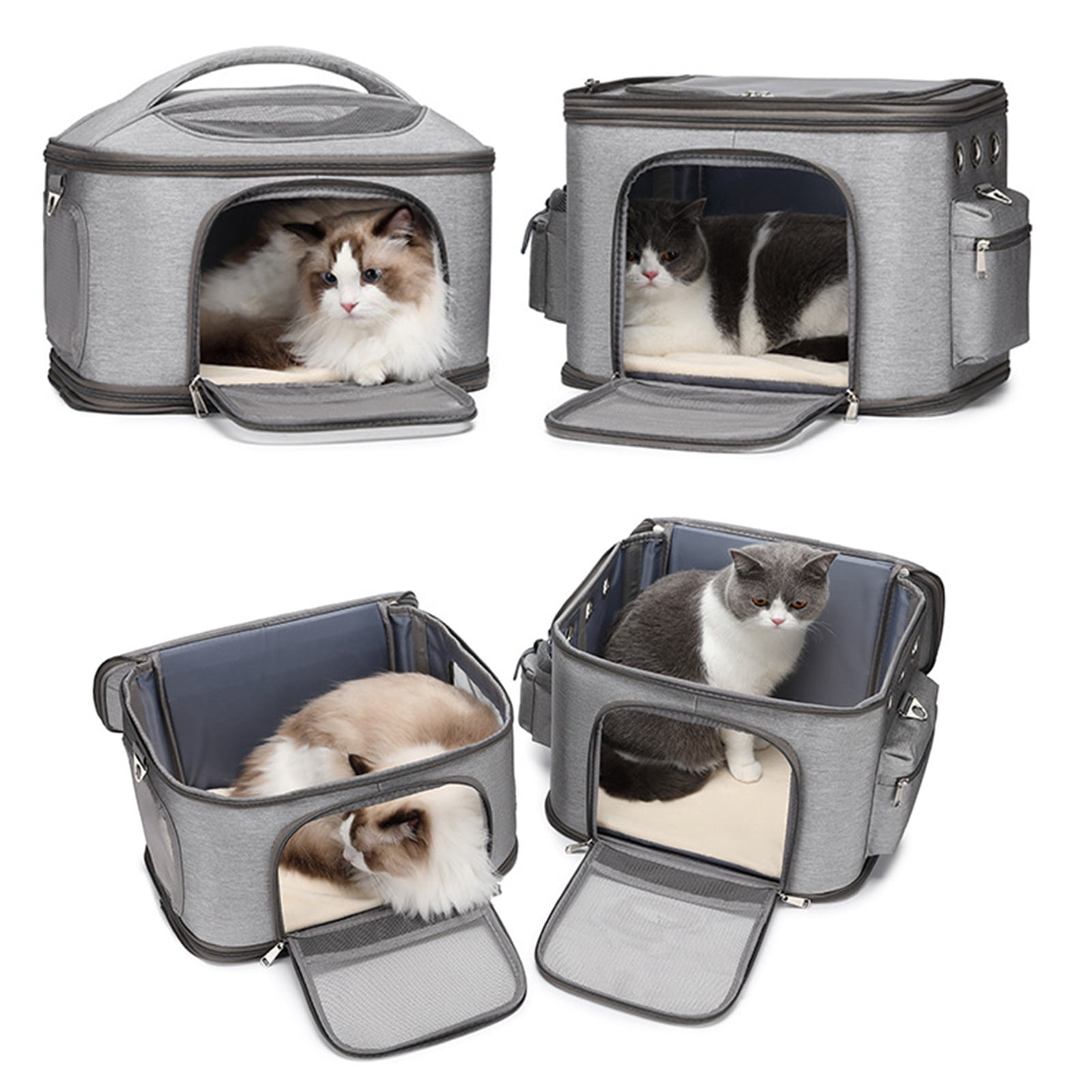 Cat Cat Carrier Detachable Backpack Double Cat Carrier Breathable And Convenient For Travel -  And Comfortable Shoulder Protection