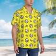 thumbnail image 5 of Goofa White Popcorn Hawaiian Shirt for Men, Unisex Summer Beach Casual Short Sleeve Button Down Shirts,Aloha Tropical Floral print shirt-3X-Large, 5 of 9