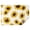 White Big Sunflower, variant on Black Green Leaf Sunflower Pattern Rectangle Tablecloth 60"x84",Waterproof Polyester Rectangle Table Cloth, Wipeable Spillproof Polyester Tablecloth for Dining, Camping, Indoor and Outdoor