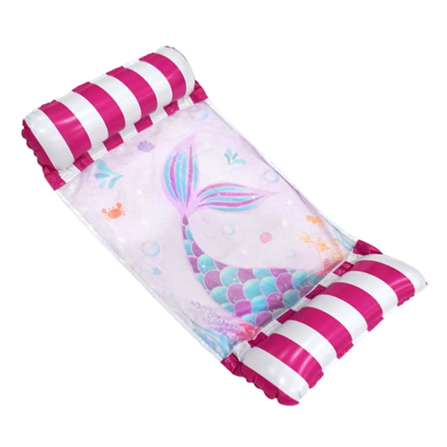 Hamaca flotante para piscina kusrkot colchón flotante para silla de piscina Pescado rojo