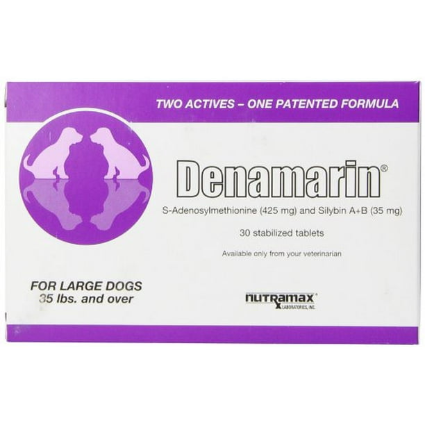 Nutramax Denamarin Tabs For Large Dogs 35 Lbs And Over 30 Tablets Walmart Com