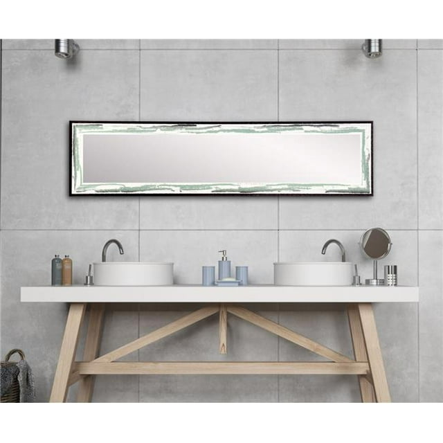 BrandtWorks BM083THIN Industrial Sage Slim Full Length Mirror - 32 in.