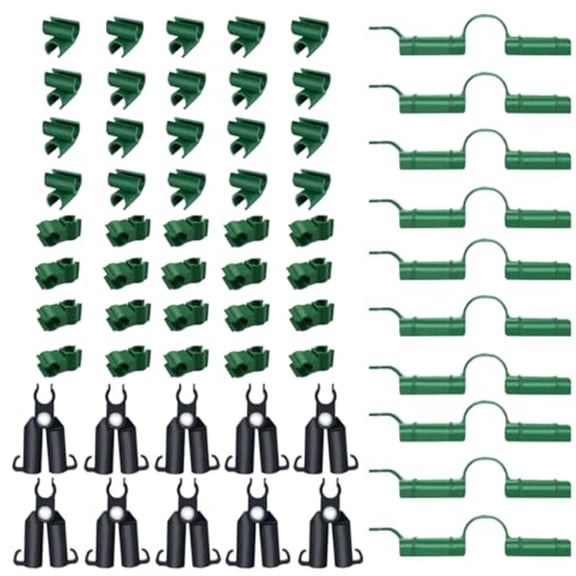 60Pcs Adjustable Plant Trellis Connector Clip Garden Stakes Connectors 11Mm
