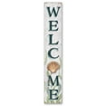 thumbnail image 2 of My Word! Welcome Coastal Scallop Shell Porch Board Welcome Sign and porch leaner for Front Porch, Yard, Deck, Patio, or Wall - Indoor Outdoor Decorative Farmhouse Rustic Vertical Home Decor 8"x46.5", 2 of 5