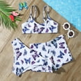 thumbnail image 6 of BULLPIANO Kids Girl 3 Pack Bikini Set Swimwear Bathing Suit Beach Swimsuit 7-13 Years, 6 of 7