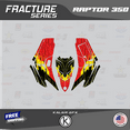 thumbnail image 2 of Kalair GFX Graphics Kit for Yamaha ATV RAPTOR 350 (All Years) Fracture Series, 2 of 5