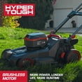 thumbnail image 5 of Hyper Tough 2x20V 20 in Cordless Brushless Push Lawn Mower, Model HY5601050516020, 5 of 12