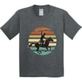 thumbnail image 3 of Inktastic Rodeo Team Roping Cowboy Youth T-Shirt, 3 of 5
