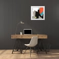 thumbnail image 3 of Goldberger, Jennifer 26x26 White Modern Wood Framed Museum Art Print Titled - Primary Action II, 3 of 4