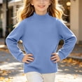 thumbnail image 6 of Grblisyd Mock Neck Sweatshirt for Girls Turtleneck Sweater Long Sleeve Pullover Tops Back To School Outfits Cute Y2K Tops Fall Trendy Clothes, 6 of 6