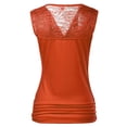thumbnail image 7 of Zeagoo Womens Ruched Cowl Neck Tank Tops Sleeveless Stretch Blouse with Side Shirring, 7 of 7