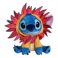thumbnail image 2 of Muñeco de peluche Disney Lilo & Stitch, Stitch disfrazado Simba, 30 cm de altura. Marca Ruz., 2 of 5