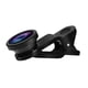thumbnail image 3 of Hemobllo 1 Set Universal 3 in 1 Camera Lens Kit Wide Angle Lens Macro Lens Fisheye Lens Clip Compatible for iPhone (Black), 3 of 3