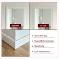thumbnail image 5 of Flexible Wall Trim Molding Trim, 0.6" x 10 Ft Peel and Stick Molding Edge Trim for Home Decor, White, 5 of 7