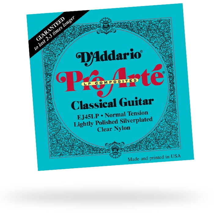D'Addario EJ45LP ProArte Lightly Polished Composite Silverplated Wound