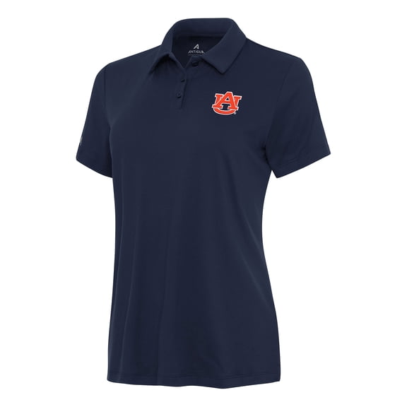 Women's Antigua Navy Auburn Tigers Reprocess Polo
