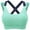 Green, variant on Womens Lingeries Clearance Cross Back Sports Bra Vest Push-Up Yoga Fitness Sports Bra With Removable Chest Pad