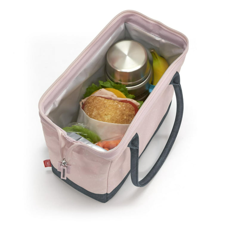 Colorblock Pink Soft Insulated Kids Personalized Thermal Lunch Box +  Reviews