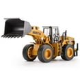 thumbnail image 1 of Camión cargador de cuatro ruedas fundido a escala 1/40, juguete, equipo de construcción de Metal, modelos de Bulldozer para niños, 1 of 5