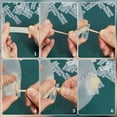 thumbnail image 3 of 400 clips de plástico para globos, bridas en forma de H, herramienta para atar globos, abrazaderas transparentes, soporte para arcos de globos, herramienta para atar globos, 3 of 5