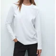 thumbnail image 3 of Playera Manga Larga Mujer Cuello Redondo Slim Fit Comoda 5pz, 3 of 8