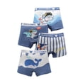 thumbnail image 1 of Calzoncillos tipo bóxer de algodón peinado para niños, calzoncillos tipo bóxer de algodón para niños y niñas, 1 of 1