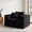 Black, variant on TopComfy Cloud Boneless Couch Chair, Memory Foam Lounge Chair with High Backrest & Wide Armrests, Faux Fur Reading Chair for Bedroom & Dorm, Beige