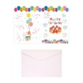 thumbnail image 4 of Tarjeta de cumpleaños extra grande para festival, tarjeta de felicitación gigante para niños, niñas y mujeres. blanco, 4 of 9