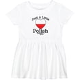 thumbnail image 3 of Inktastic Just a Little Polish Girls Baby Dress, 3 of 5