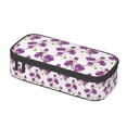 thumbnail image 2 of Goofa Orchids Flowers Pattern Pencil Case, Multi- Slot Pencil Pouch, Portable Pencil Bag, Pen Case for& Office, 2 of 9