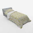 thumbnail image 3 of Leaves Duvet Cover Set, Colorful Creative Motifs Drawn by Hand, Bedding Set with Shams and Fitted Sheet, 3 Sizes, by Ambesonne, 3 of 3